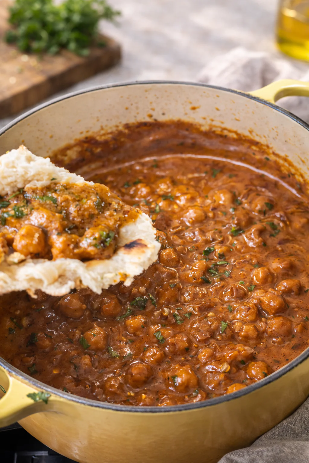 Chili Crisp Coconut Chickpea