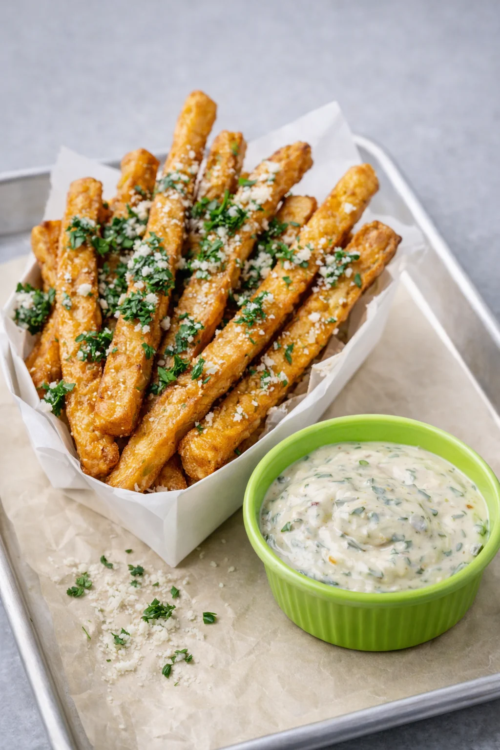 Parmesan Chili Crisp Fries